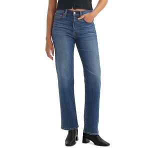 Levi's THE LAST STRAW Women's Ribcage Straight Full Length Jeans, US 25x32